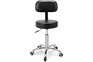 COSCO Retro Counter Chair/Step Stool, Sliding, Red