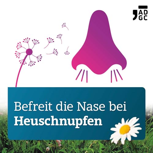 MOMETASON ADGC® 2x10g – Heuschnupfenspray m. 120 Sprühstößen – Nasenspray zur Linderung von Allergie Symptomen wie Schnupfen, verstopfter, laufender Nase, Juckreiz und Niesen - macht nicht müde