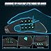 immagine 5Mouse da gioco wireless senza lag Gamspeed V8 Pro RGB MMO, sensore ottico da 16.000 DPI, tecnologia di trasmissione a 2,4 GHz, design ergonomico , illuminazione Chroma RGB, 16 pulsanti programmabili