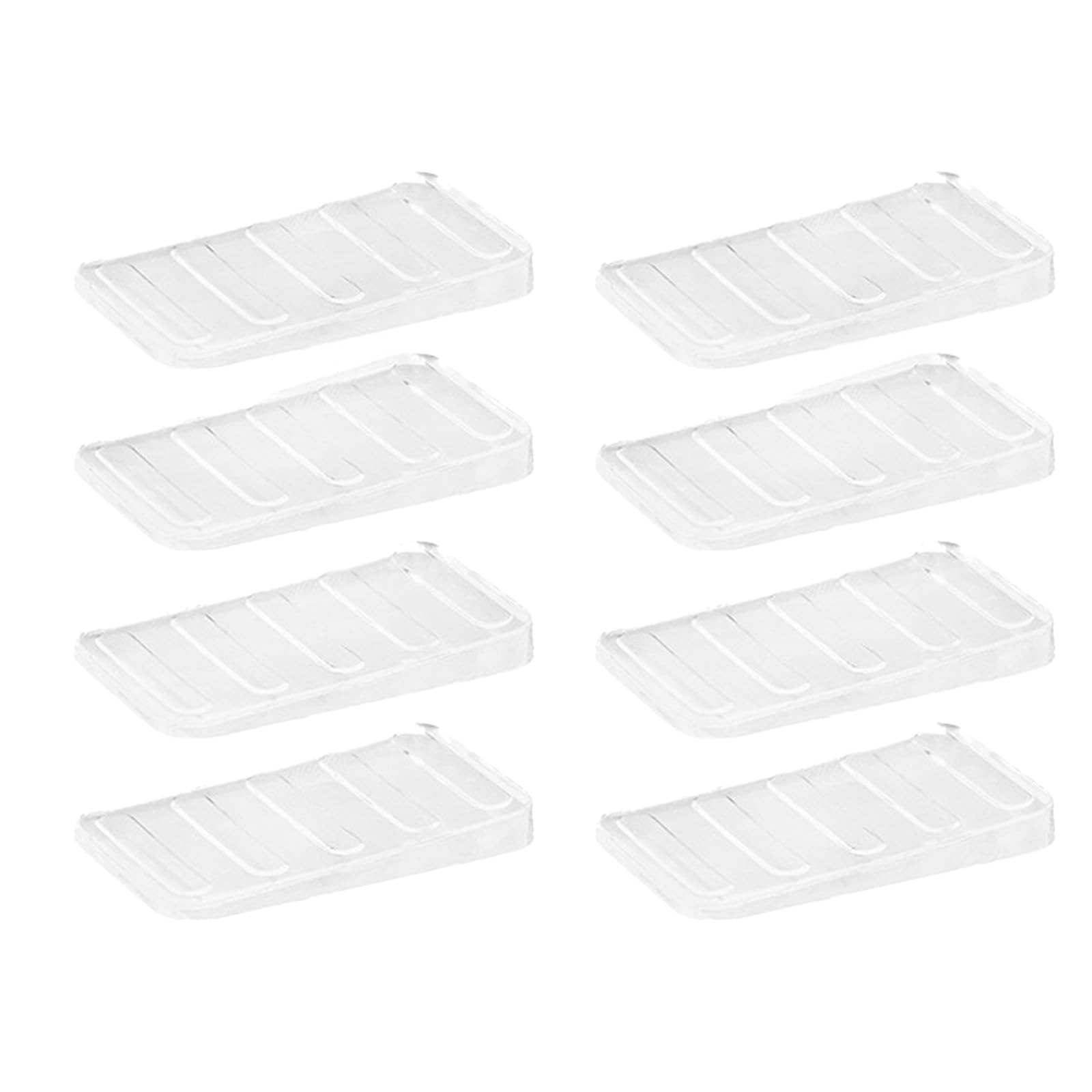 4 / 8Pcs PU Furniture Leveling Spacers Stabilizer Clear Table Leg Wobble Wedges Furnitures Foot Pad Enduring Adjustable Furniture Levelers