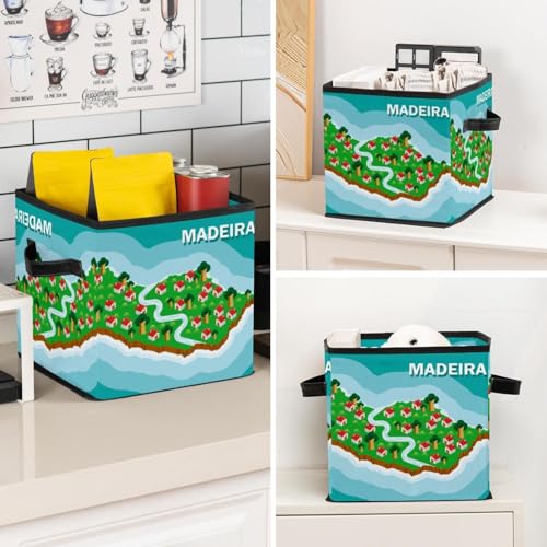 Rangement placard efficace grâce au bac cube en tissu pour vêtements - 8