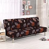 Cornasee Stretch Sofa Bed Cover Futon Slipcover,Full Folding Armless Sofa Covers Furniture Protector