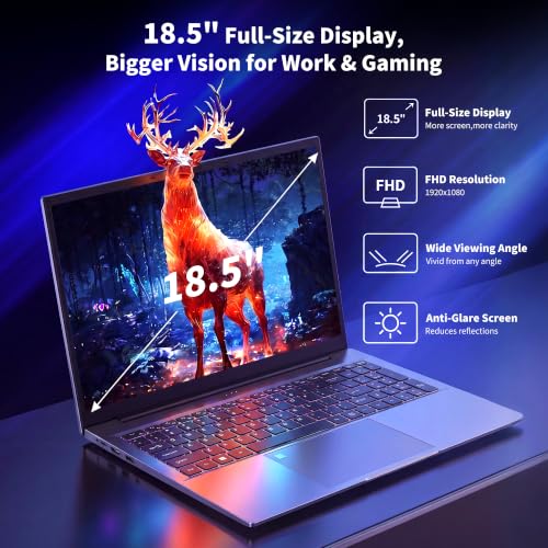 Image of 18.5 Inch Laptops, Core i9 CPU (Up to 4.8 GHz), 16GB RAM, 512GB SSD, WiFi-6