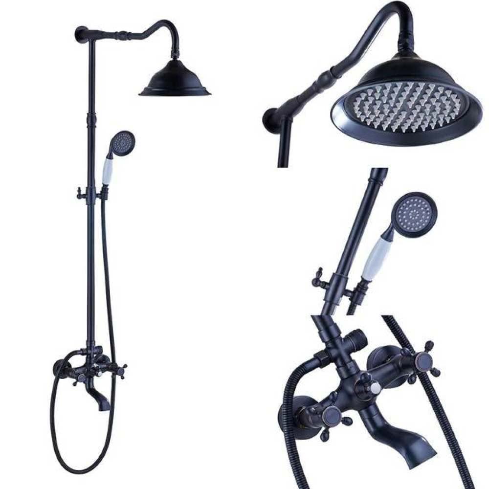 Robinet de douche en laiton antique pour une salle de bain rétro style spa thermal