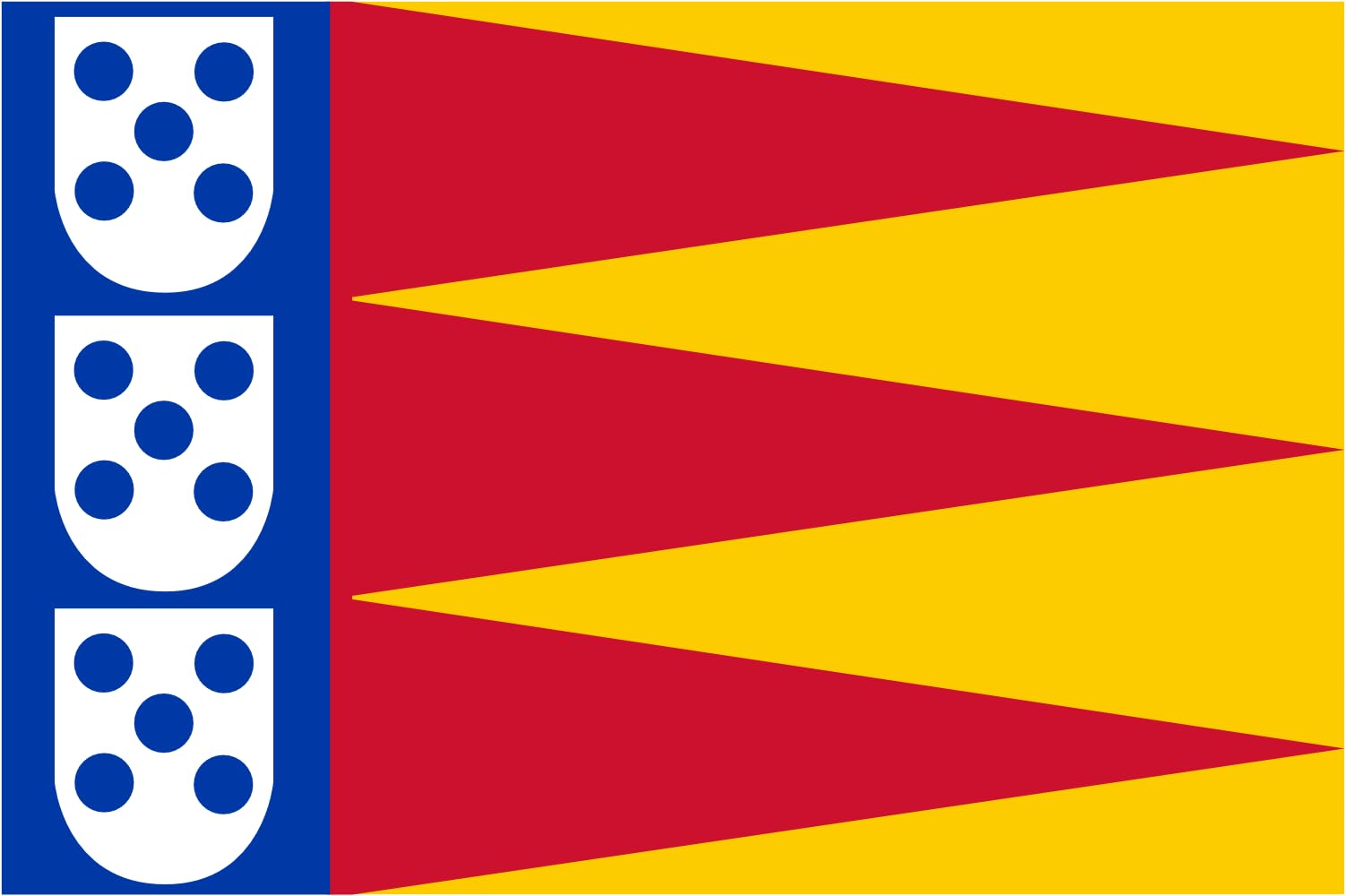 Drapeau paysage d'Albrandswaard idéal pour pavoiser votre jardin