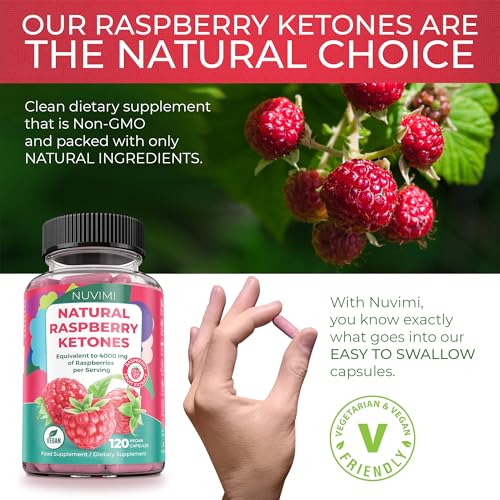 Raspberry Ketones - 4000 mg - Natural Food Supplement to Help Support Healthy Keto Diet for Men & Women - 120 Pills - Image 4