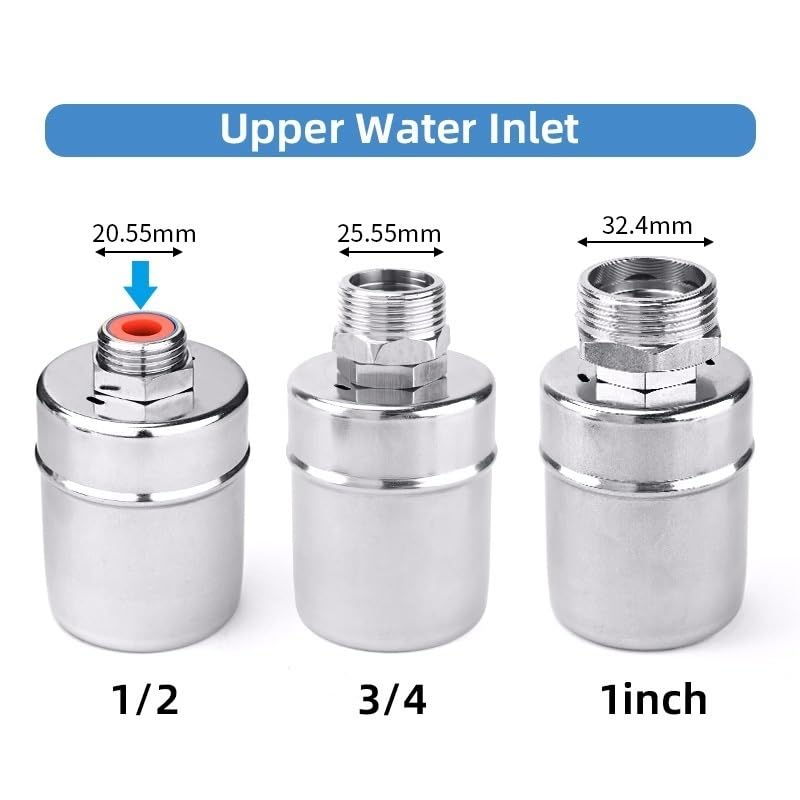 Válvula de flotador de acero inoxidable 304 para control de nivel de agua 2