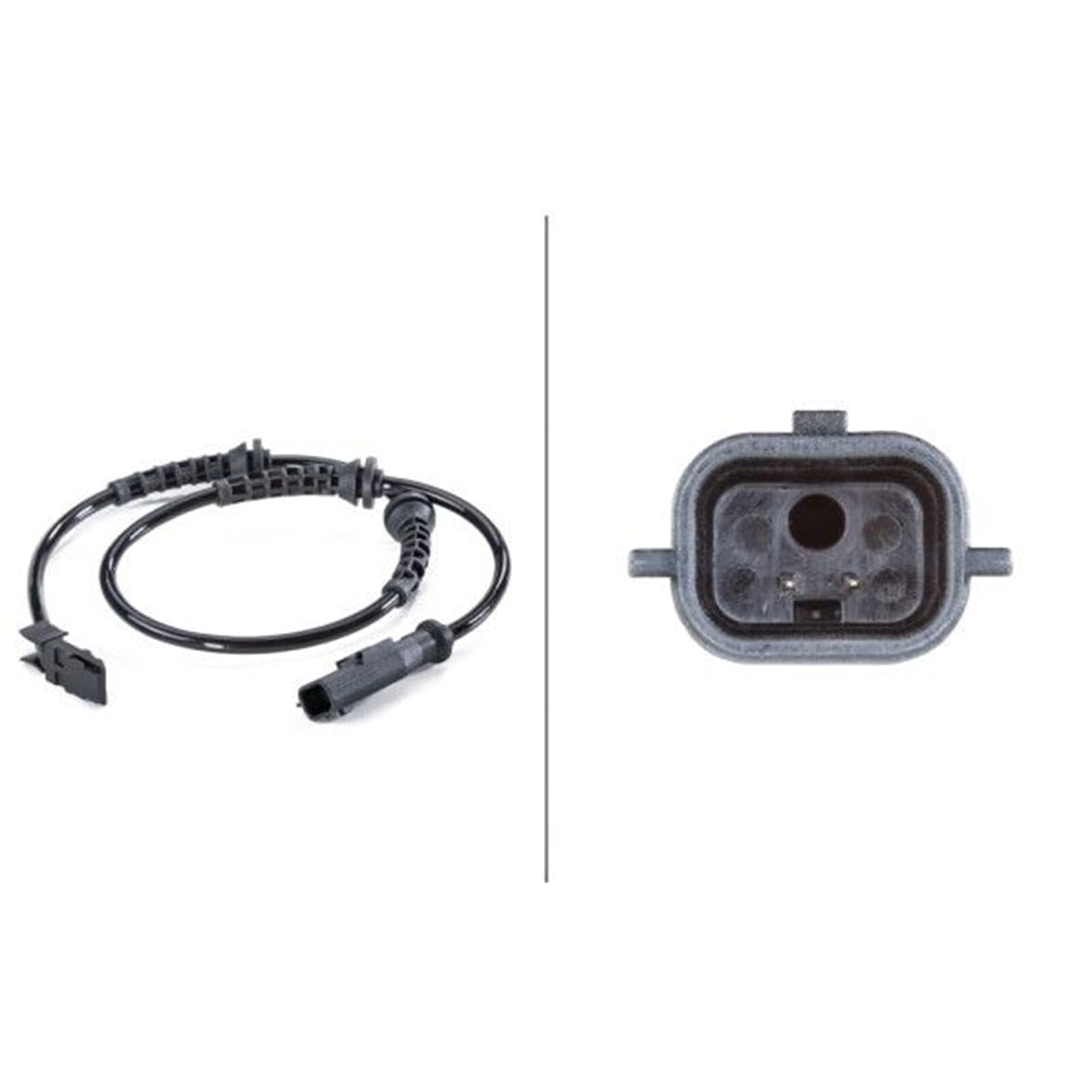 HELLA 6PU 012 806-231 Sensor, revoluciones de la rueda - 12V - 2polos - Cable: 580mm