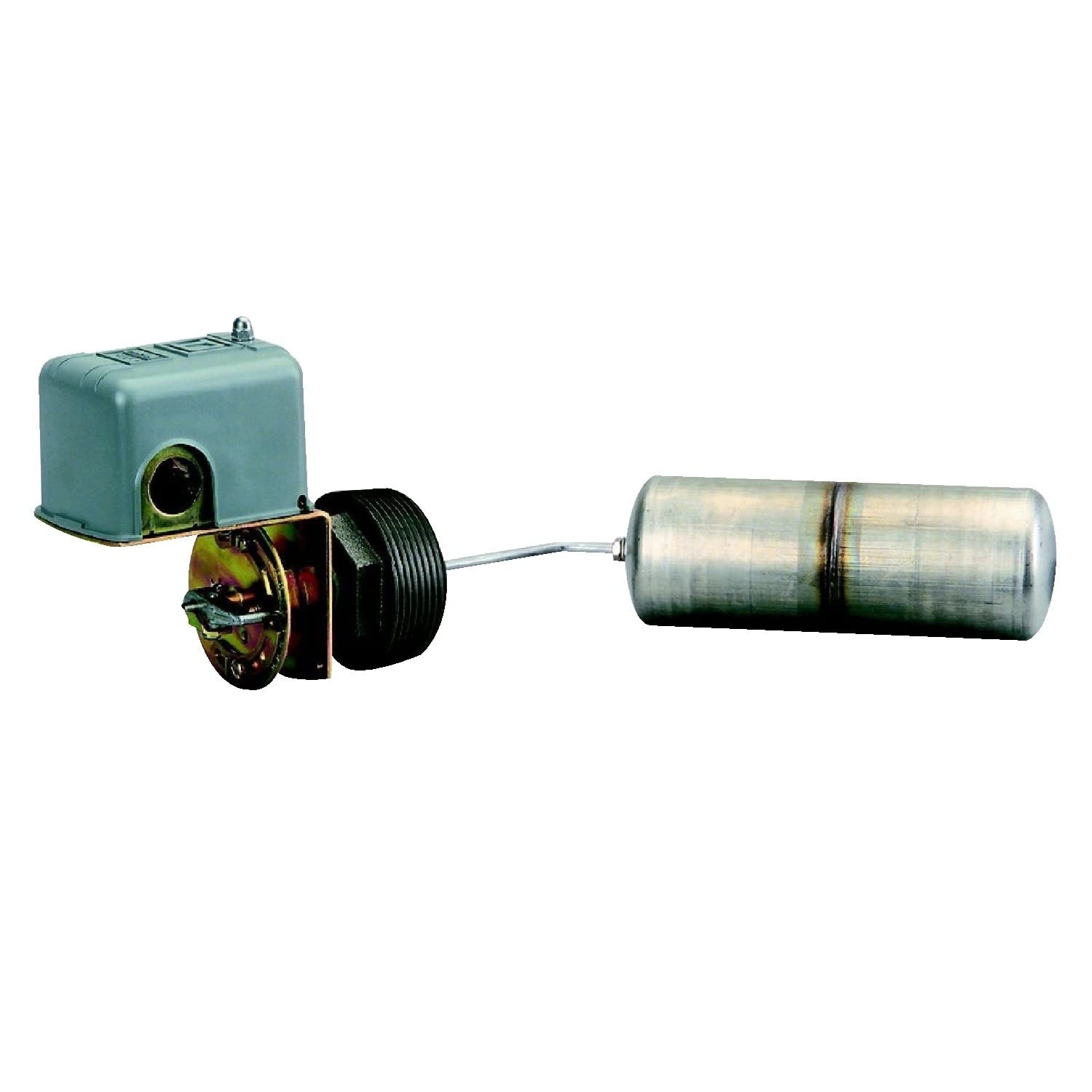 Telemecanique Sensors 9037HG33 Closed-Tank Float Switch With Bushing For Power Circuit, Side Mount, Nema 1, Right Float Position, 45-Deg. Float Rod Angle, Contacts Close On Rise, 2-1/2 MNPT