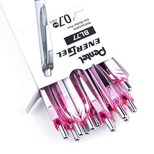 Pentel EnerGel Pearl RTX, 0.7mm, tinta negra, pack 12 miniatura 2