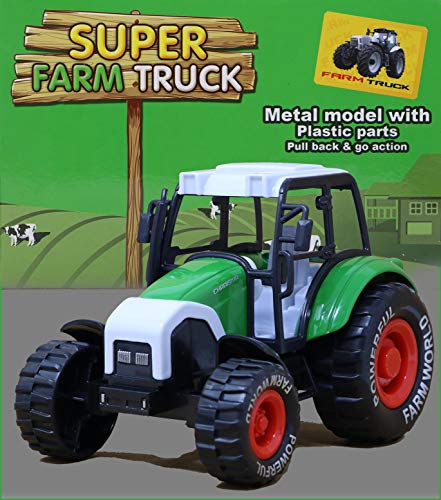 Image of Zest 4 Toyz Super Farm Metal Truck with Friction Powered Truck for Boys Girls Toddler Aged 2 and Above