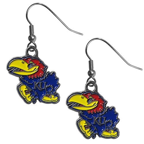NCAA Siskiyou Sports Womens Kansas Jayhawks Dangle Earrings One Size Team Color