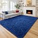 PAGISOFE Shaggy Fluffy Area Rugs Carpets for Baby Nursery Teens Girls Rooms 4x5.3 Feet Plush Fuzzy Patterned Shag Rugs for Kids Bedrooms Home Room Floor Accent Decor Fur Rug (Pink Trellis)