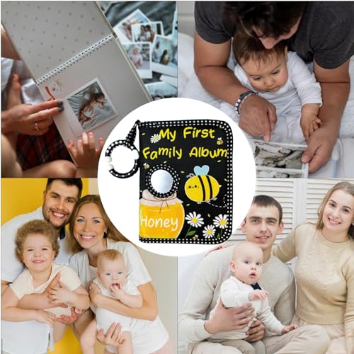 Album photo de naissance en tissu souple | Cadeau idéal pour mère et anniversaire