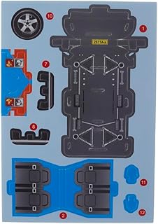 3A Ms-2611G-C Foam Racing Car 3D Puzzle Toy For Kids - 8-10 Years Multi Color