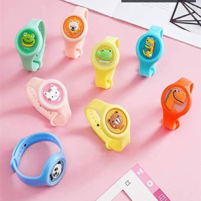 LISHER Watch with LED Light for Baby, Kids and Adults Insect Protection, Watch with Natural Plant Essential Oil Lighting Watch & Adults Perfect Return Gift Option- (Random Design) Multi Color (B0D1NC4Q83) Amazon Price History, Amazon Price Tracker