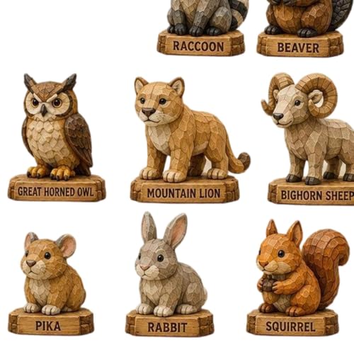 Calendrier des Animaux du Parc National Animal de Noël en Acrylique 2D à – vue 8