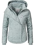 marken softshell jacken damen Sportlicher Damen Windbreaker mit abnehmbarer Kapuze in melierter oder gemusterter Optik