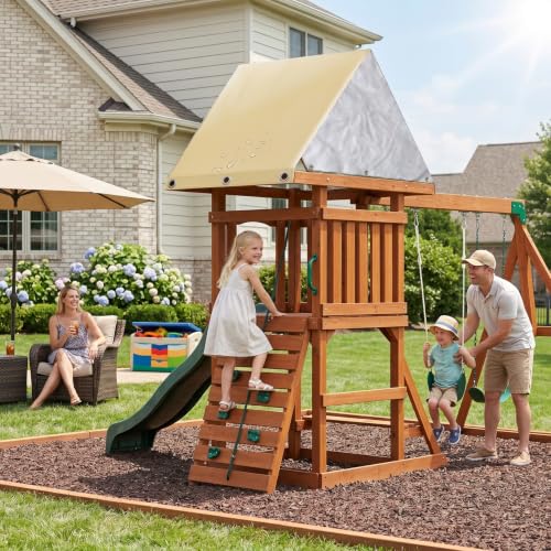Evite fugas de lluvia con este repuesto de toldo para parque infantil 3
