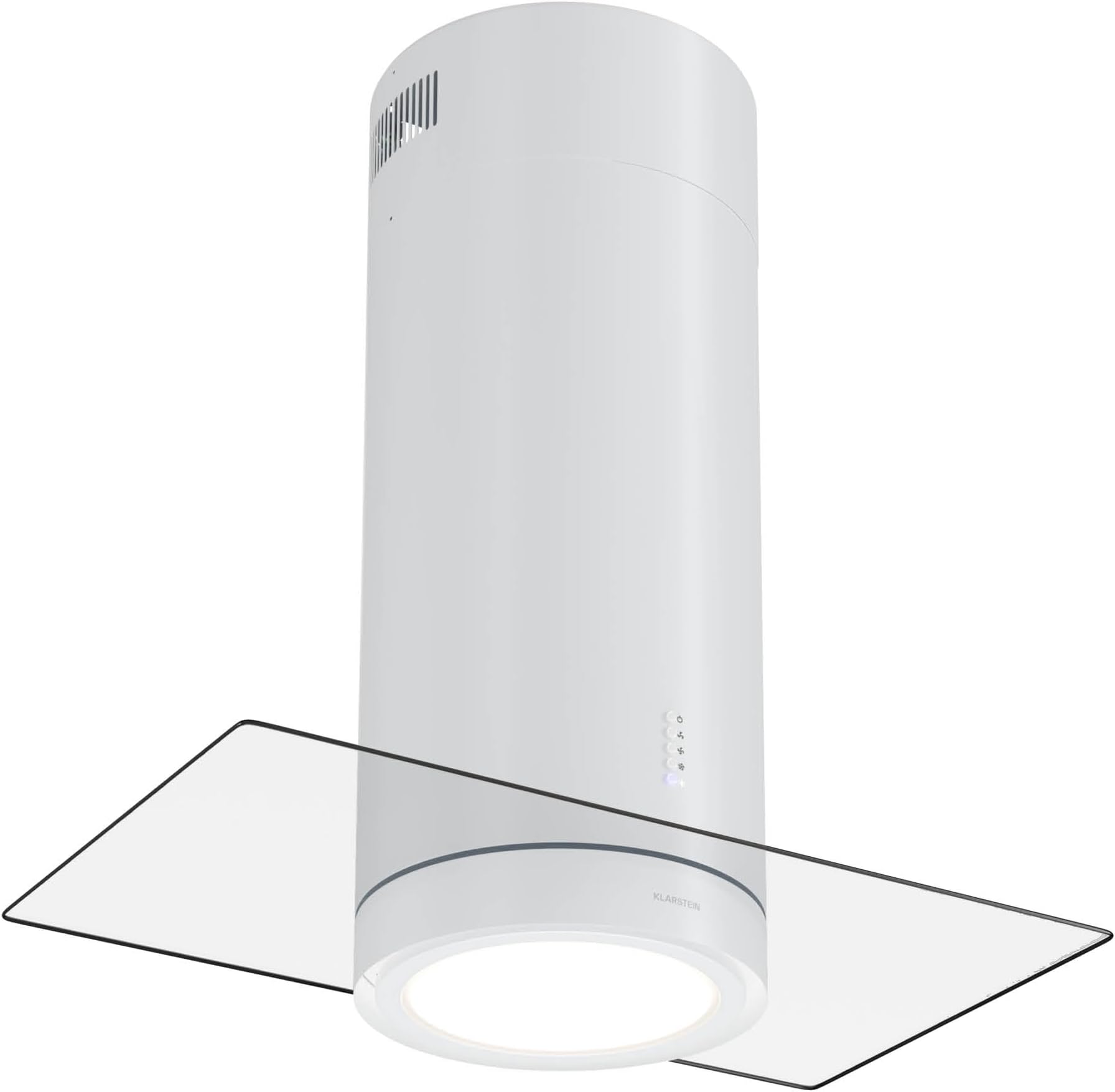 Klarstein Hanging Island Cooker Hood, Extractor Fan for Kitchen Islands, 544m³/h Airflow, Timer, Adjustable Kitchen Extractor Fan with Chandelier Design, 3 Mode Cooker Hoods, Activated Carbon Filters