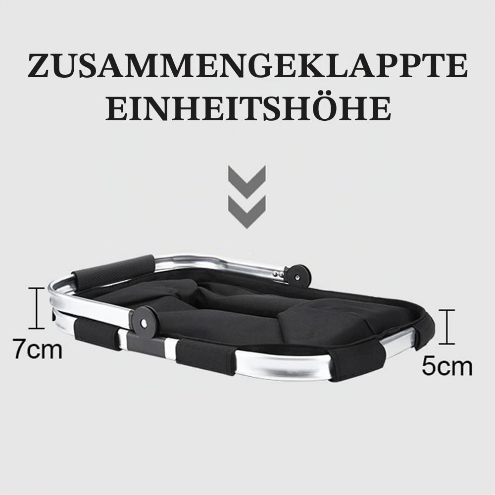 Diurwur®30L Einkaufskorb 2pcs Erschwinglich Picknickkorb Einkaufstasche Tragekorb mit Aluminiumgriff Faltbar große Einkaufskörbe für Arbeit/Einkaufen