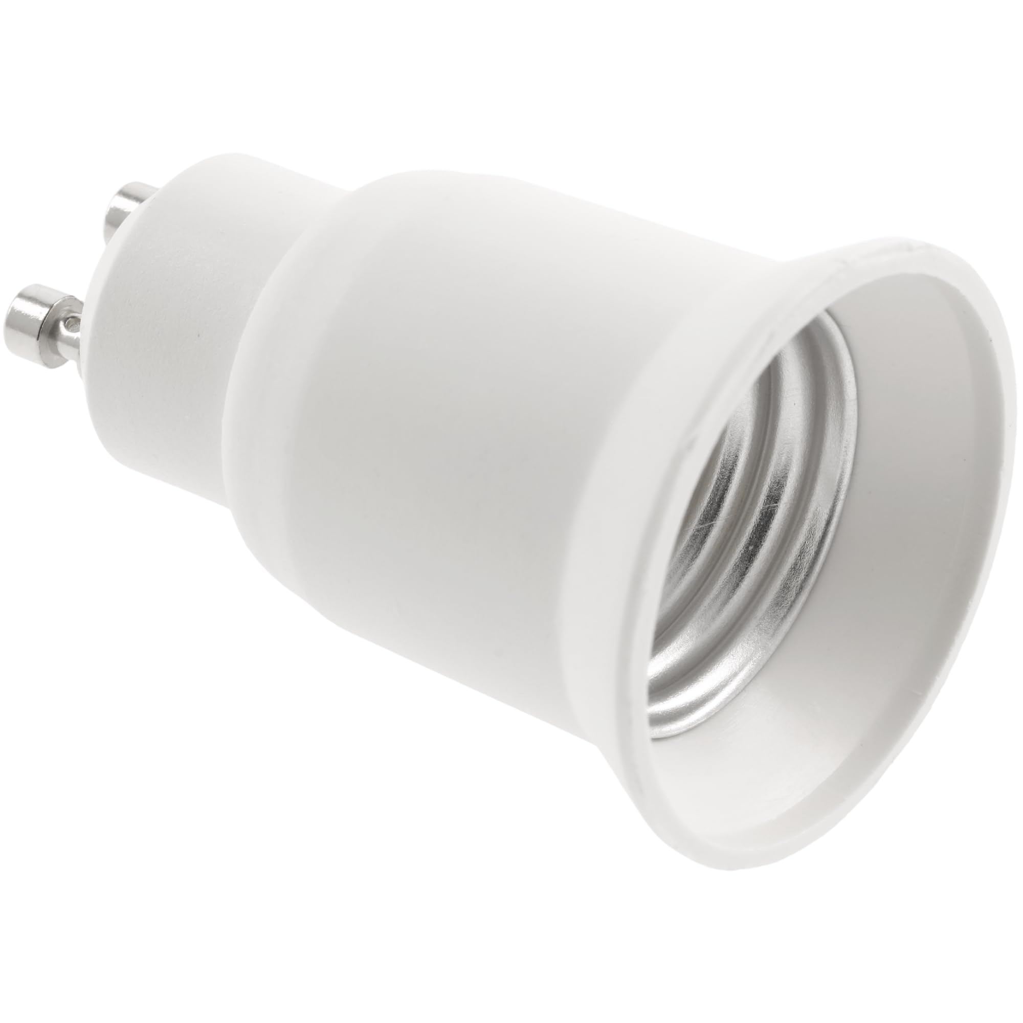 GTV GU10 na E27 oprawka do lampy konwerterowej, oprawka cokołu lampy, adapter do żarówek halogenowych LED i energooszczędnych żarówek