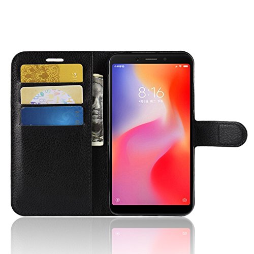 Capa Capinha Carteira Flip Wallet Case 360 Xiaomi Redmi 6 Tela 5.45 Couro Sintético Pronta Entrega (