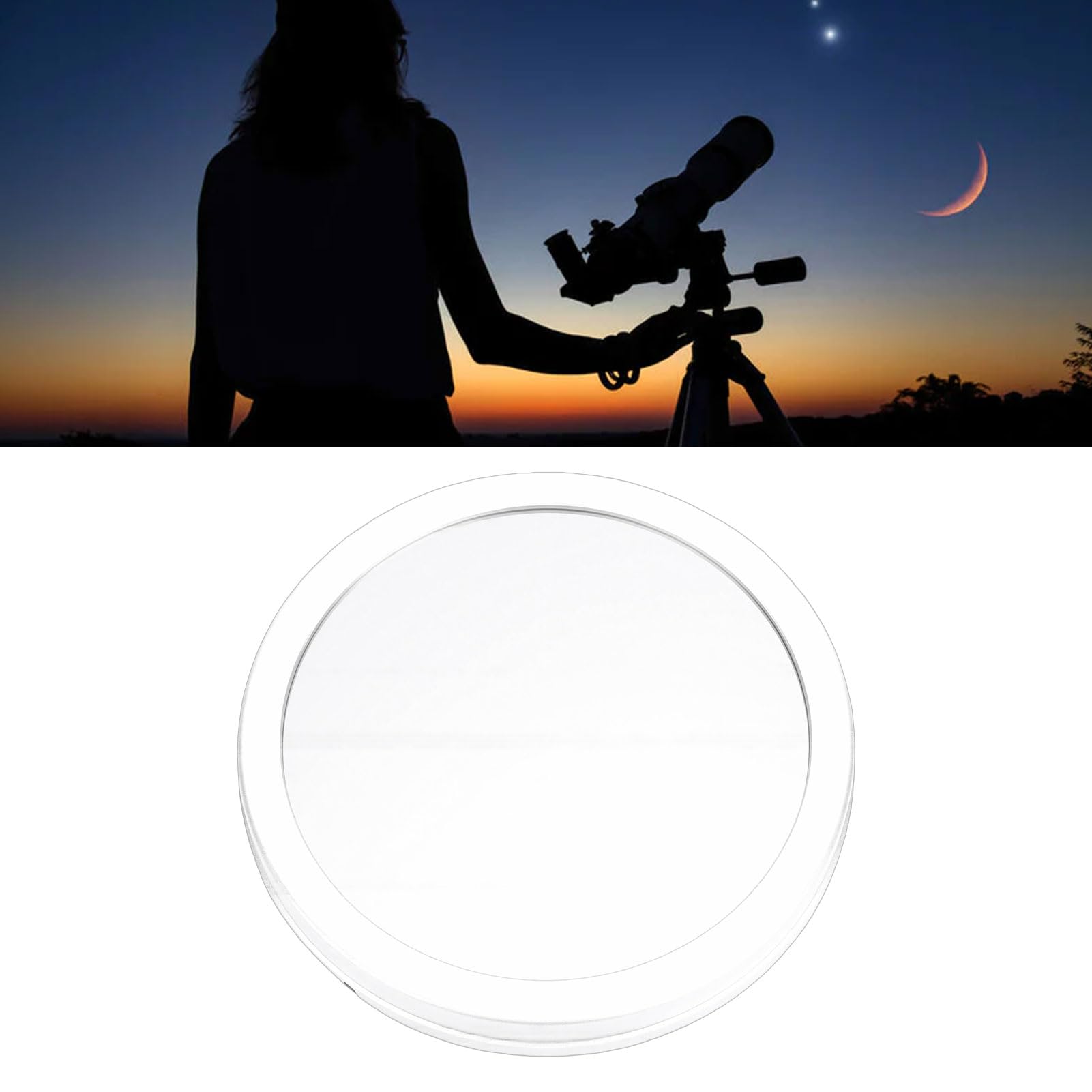 Pellicola in alluminio rivestita in PET con filtro solare per telescopio per una migliore qualità dell'immagine