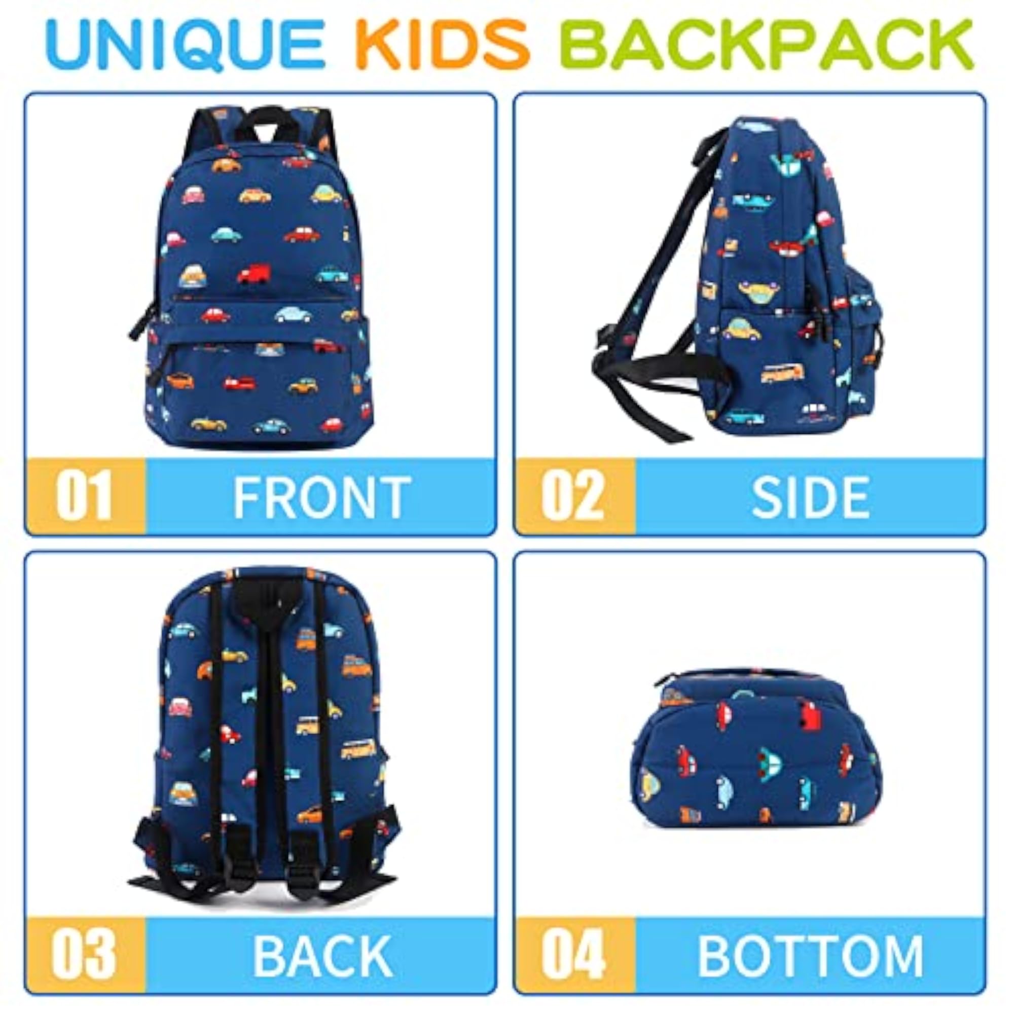 Kids Canvas Backpack for School