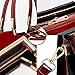 XingChen Shiny Patent Leather Handbags Glossy Shoulder Bags Fashion Satchel Purses Party Totes Top Handle Bags for Women