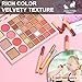 All In One Makeup Palette,Makeup Kit for Women Full Kit 30 Color Eyeshadow Pallete, 4 Blush, 3 Highlighter Pigmented, 6 Liquid Lipgloss,6 Glitter Eyeliner Combination Palette Make Up Gift Kitit