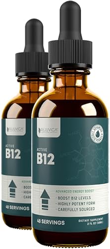 Essential B-12 Liquid B12, apoya la energía y un sistema nervioso saludable, práctico gotero líquido que absorbe rápidamente y sabe muy bien,