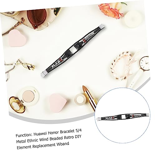 POPETPOP Replacement Wristband for Watch Metal Beads Wristband Fashion Watch Strap4