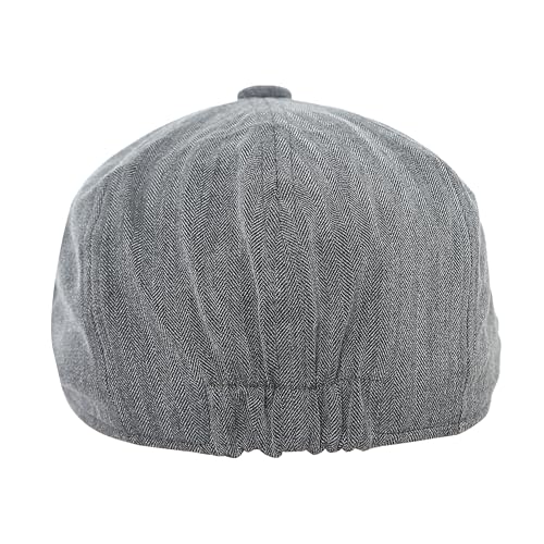 Image of FabSeasons Cotton Ivy Flat Golf Cap - Classic Newsboy Gatsby Hat for Men