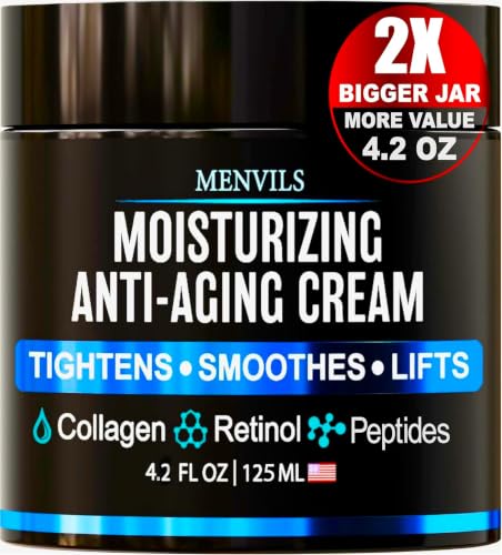 Mens Face Moisturizer Cream - Anti-Aging & Wrinkle...