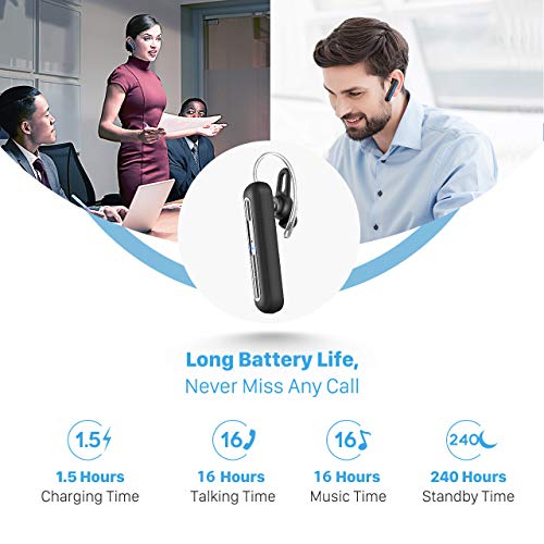 Image of 3 idea Imagine Create Print Tessco Stereo Bluetooth Earpiece EB-277 (Black)