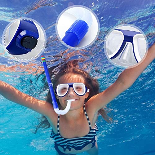 Set de snorkel para niños Andy's Orchids con máscara de buceo, tubo seco y antivaho miniatura 4