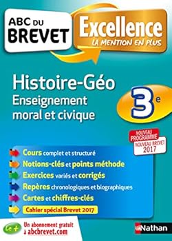 Paperback ABC Excellence Brevet Histoire - Géographie - Enseignemtn Moral et Civique - 3ème (NB) [French] Book