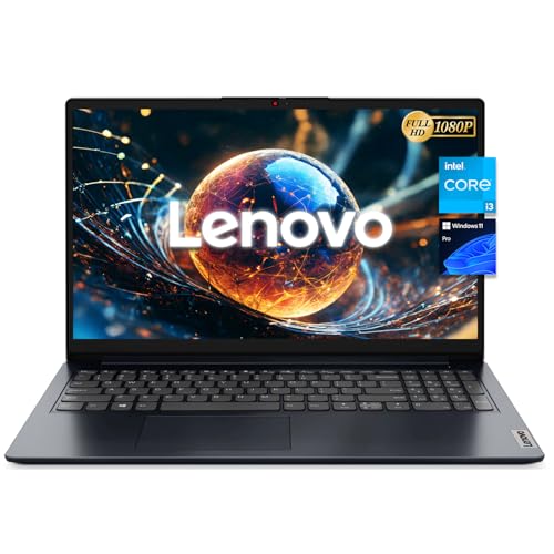 Image of Lenovo New IdeaPad 1 15.6 inch Laptop with 12th Gen Intel Core i3-1215U (6 Core, Up to 4.4GHz), 16GB RAM + 512GB PCIe SSD, 15.6 inch FHD Anti-Glare Display, SD Card Reader, HDMI, Webcam, Windows 11 Home