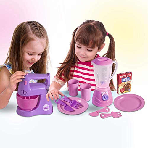 Cook House Vamos Brincar Zucatoys Rosa E Lilás