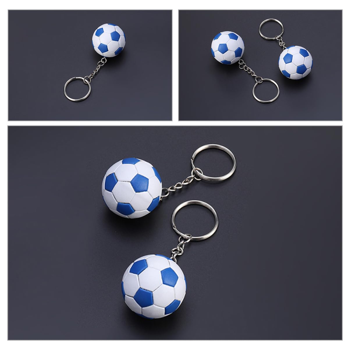 Toddmomy Fußball Schlüsselanhänger Robuste Anhänger Für Taschen Und Schlüssel Dekoration Für Partys Und Für Weiße Designs