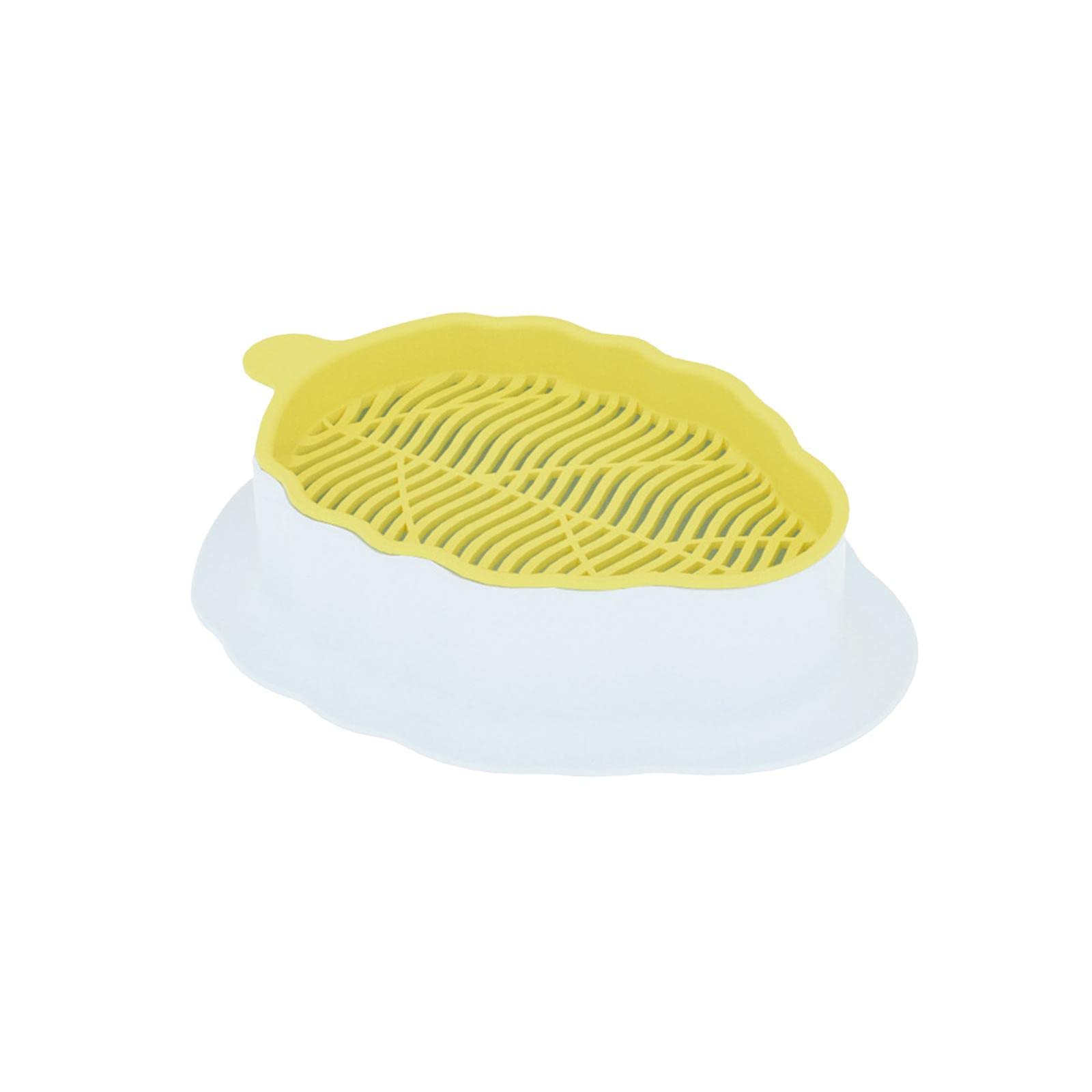 Cats Grass Sprouter Tray with Drain Holes for Garden Greens Greenhouse White Yellow | 1 Hydroponic Cats Grass-image-7