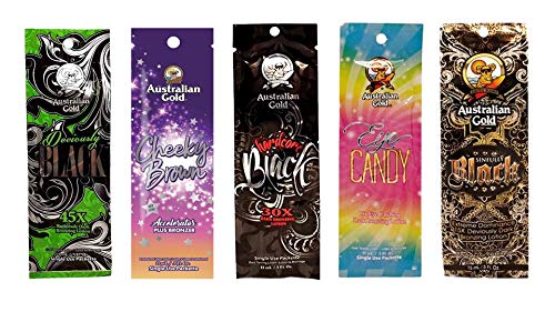 Australian Gold Tanning Lotion Packets, Assorted (5 Count)