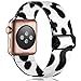 Vcegari Elastic Band Compatible with 40mm 41mm Apple Watch SE Series 7 6 5 4, Breathable Stretchy Loop Wristband for iWatch 38mm Series 3 2 1 Women Girls, Cow