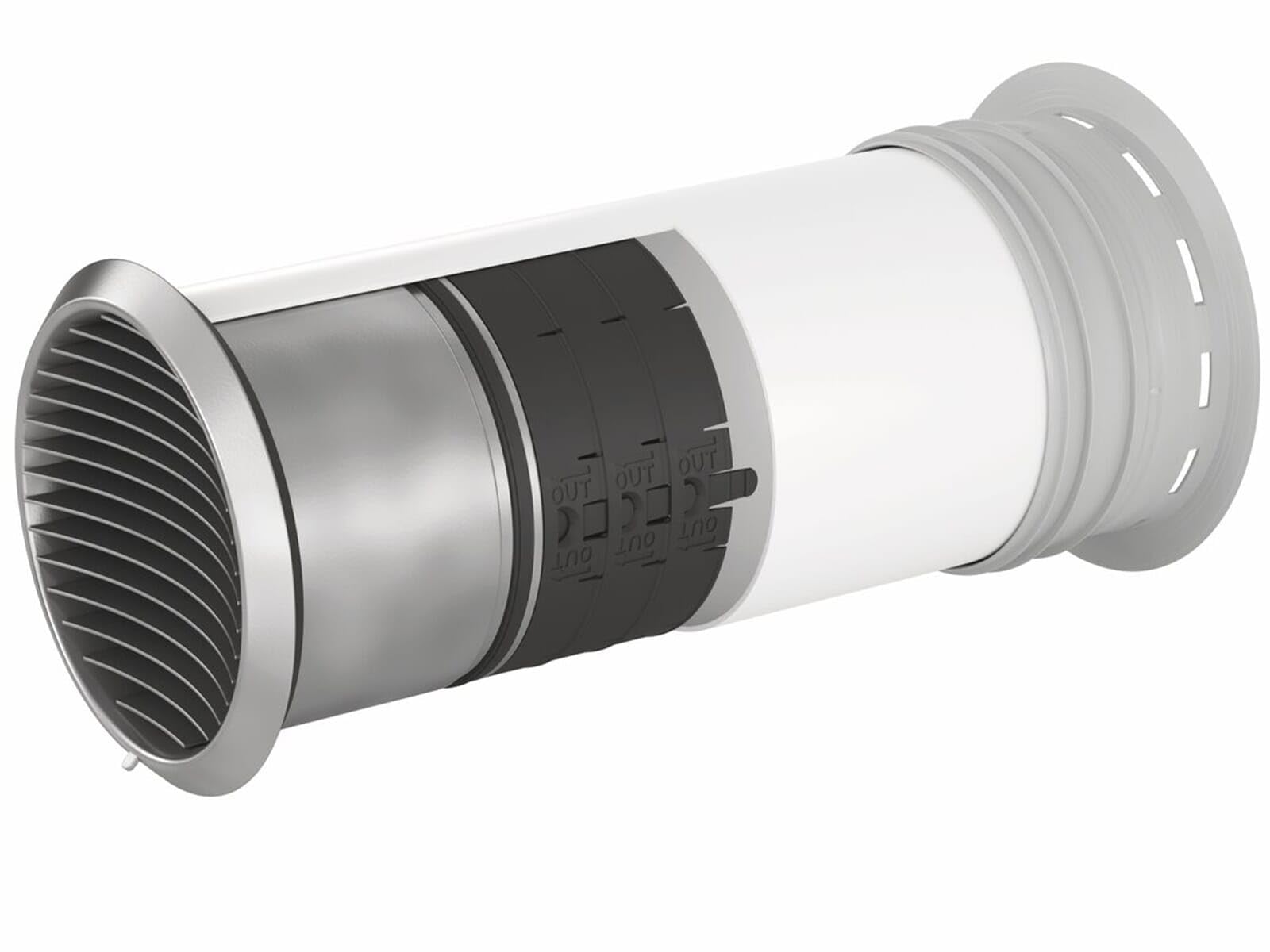 Naber 405.1.064 Compair PRIME flow P-Turbo 150 Mauerkasten inkl. THERMOBOX