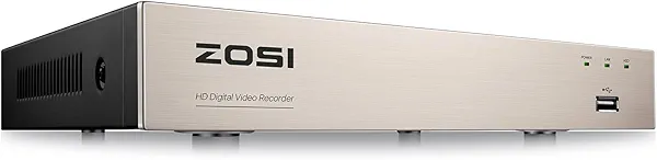 ZOSI 3K Lite 8CH CCTV DVR Recorder with AI Human/Vehicle Detection, 8 Channel 1080p H.265+ Hybrid 4-in-1 Home Surveillance Wired DVR for HD-TVI/CVI/CVBS/AHD Analog Security Camera (No Hard D