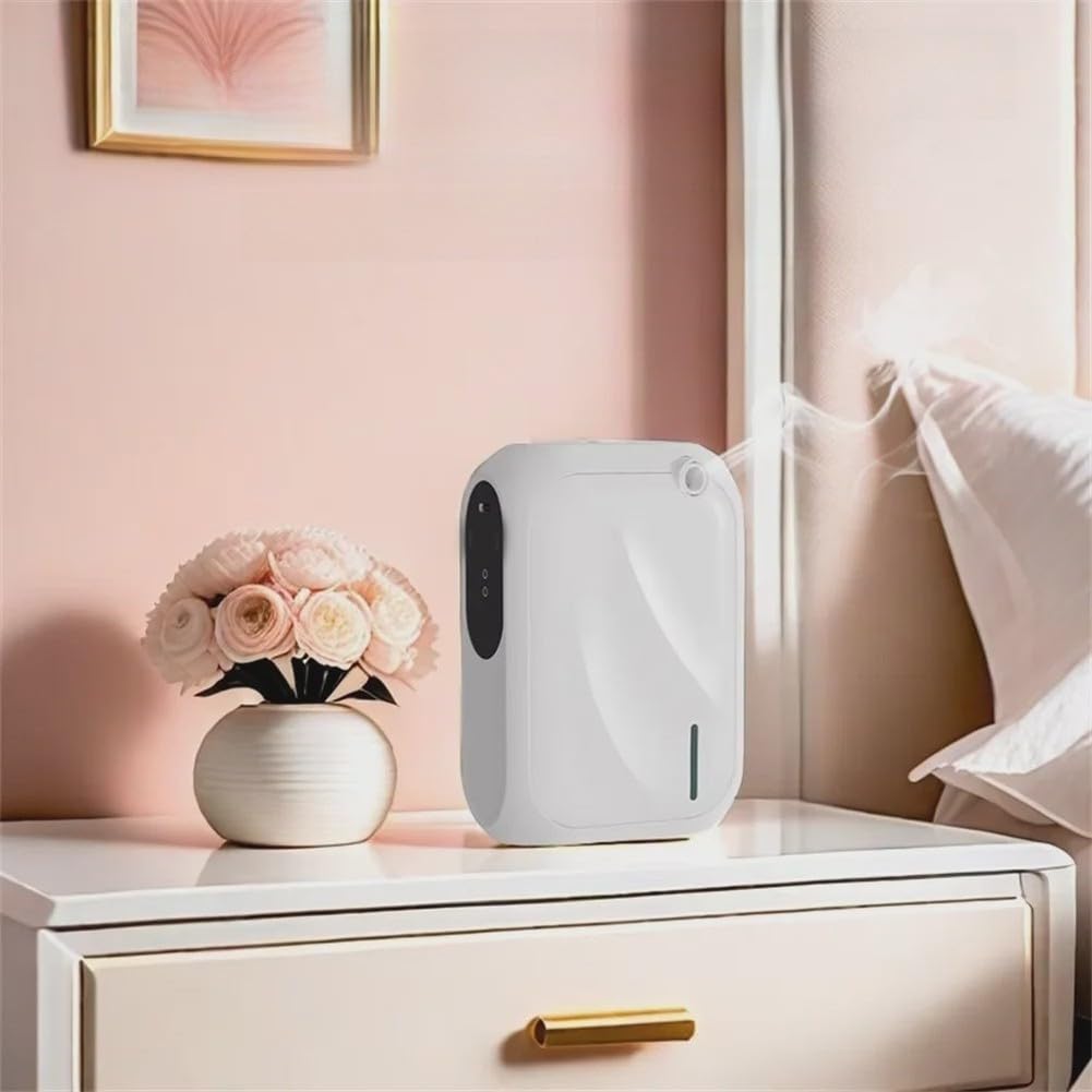 Diffuseur Huiles Essentielles Mural 140ml Grande pour couverture(EU White)