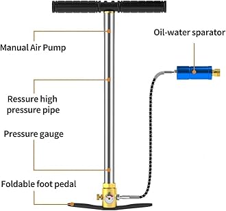 CHIKADIV Mini Scuba Diving Tank Equipment, Mini Scuba Cylinder for 6-12 Mins Underwater, Inflatable Diving Cylinder, Portable Diving Gear for Underwater Diving, Upgraded C300PRO