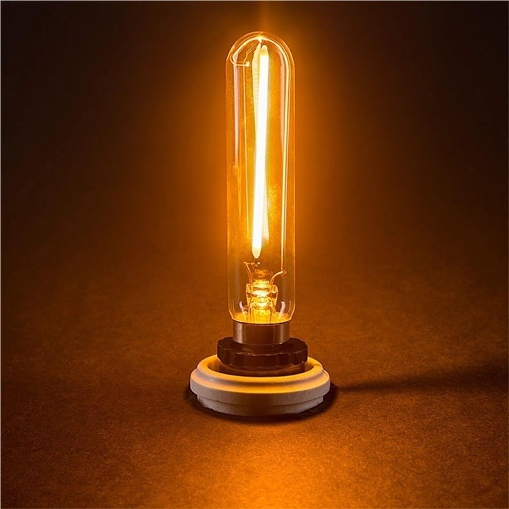 YSJX Lighting, Confezione da 50, Lampada LED a filamento lungo AC220V E14 1W/2W C7/T20 Lampadina piccola Sorgente luminosa Lampadina for lampadario a LED Lampadine per la casa(T20L 2W warm 2700K)