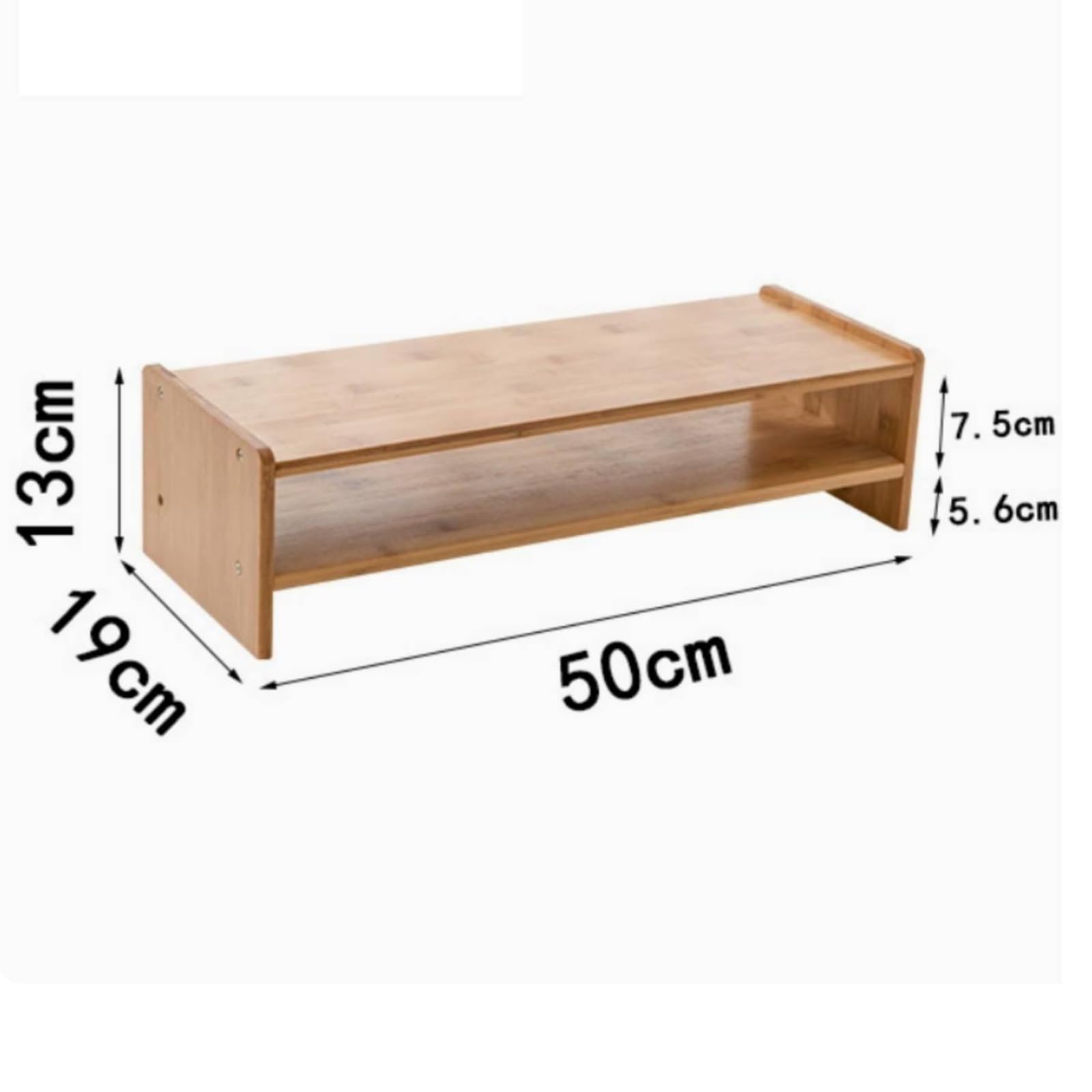 Rialzo da Scrivania Ergonomico Supporto Decorativo Alzatina per Professionisti, Ufficio, Stile Semplice B Senza Cassetto